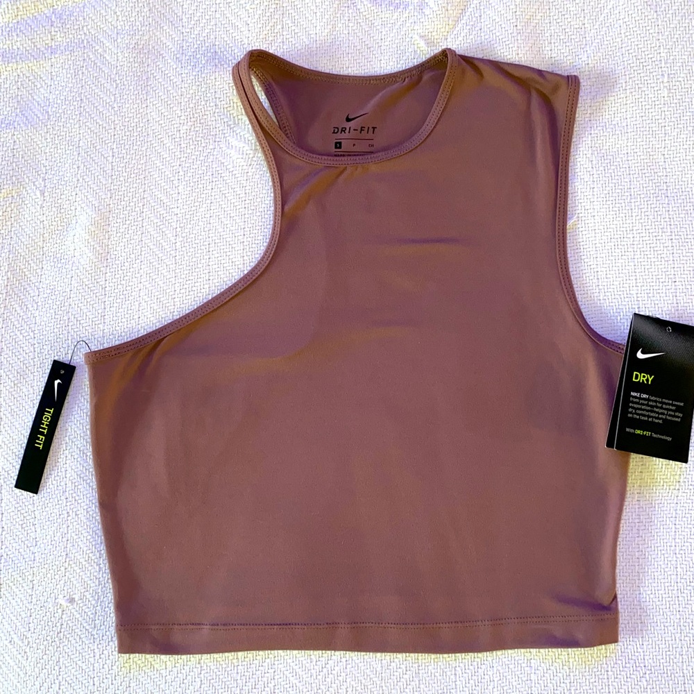 NWT Asymmetrical Nike Crop Top